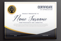 Black Certificate Of Appreciation Template Download Free Pertaining To Fantastic Free Certificate Of Appreciation Template Downloads