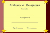 Blank Award Certificate Templates Word Awesome Free Award Pertaining To Fresh Baby Shower Game Winner Certificate Templates