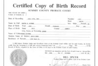 Blank Birth Certificate Printable Form Mississippi Ms Bd Regarding Free Official Birth Certificate Template