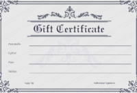 Blank Gift Certificate Template Word | Printable Calendar Within Free Printable Gift Certificates Templates Free