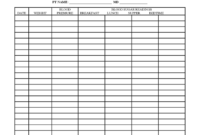Blood Pressure Log Chart 6 Free Templates In Pdf, Word Throughout Glucose Monitoring Log Template
