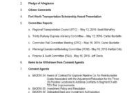 Board Of Directors Strategy Meeting Agenda Template Pdf With Regard To Board Of Directors Agenda Template