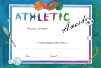 Catalog Code Pap554 Athletic Award ( Download Product In Sports Day Certificate Templates