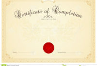 Certificate / Diploma Background Template. Floral Stock Inside Simple Scroll Certificate Templates