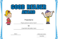 Certificate For Good Reading Template Throughout Awesome Reader Award Certificate Templates