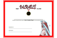 Certificate For Mvp Volleyball Free Printable 1 In 2020 In Volleyball Certificate Templates