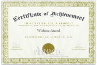 Certificate Of Achievement : Certificate Of Appreciation Within Star Performer Certificate Templates