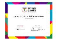 Certificate Of Achievement Template Example &amp;amp; Sample Inside Fascinating Badminton Achievement Certificate Templates