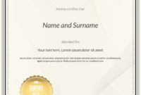 Certificate Of Appreciation Template Royalty Free Vector Inside Certificates Of Appreciation Template