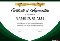 Certificate Of Appreciation Template Word ~ Addictionary With Fresh Certificate Of Recognition Word Template