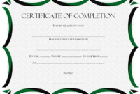 Certificate Of Completion Template Word Free [10+ Ideas] For Certificate Of Completion Template Word