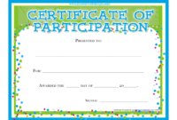 Certificate Of Participation Template Download Printable For Awesome Certificate Of Participation Template Pdf