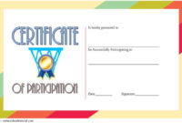 Certificate Of Participation Template Word Free Download Pertaining To Netball Certificate Templates