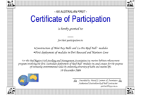 Certificate Of Participation Word Template Throughout Within Fascinating Professional Certificate Templates For Word