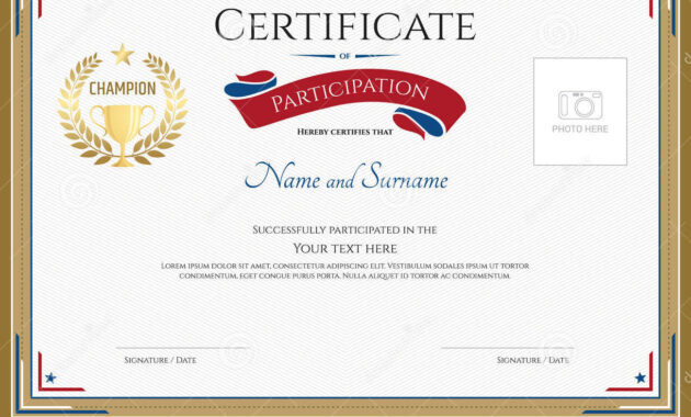 Certificate Template Archives Great Sample Templates Within Participation Certificate Templates Free Download
