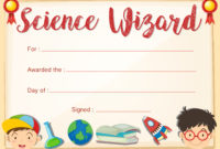 Certificate Template For Science Wizard Download Free With Science Award Certificate Templates
