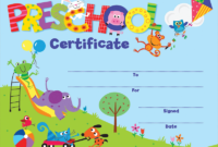 Certificate Template Free Fresh Pre K | Preschool In Pre Kindergarten Diplomas Templates Printable Free
