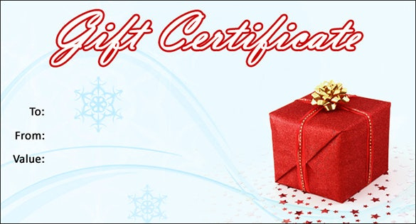 Certificate Templates: 20 Christmas Gift Certificate Regarding New Christmas Gift Certificate Template Free