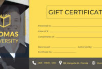 Certificate Templates: Free Graduation Gift Certificate In Graduation Gift Certificate Template Free