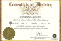 Certificates: Latest Ordination Certificate Template Intended For Fascinating Certificate Of Ordination Template