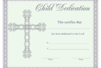 Child Dedication Certificate Template Download Printable Inside Free Fillable Baby Dedication Certificate Download