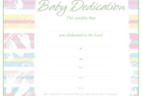 Child Dedication Certificates Dalep.midnightpig.co Within Fantastic Baby Dedication Certificate Template
