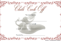 Chili Cook Off Award Certificate Template Navabi Rsd7 Org Pertaining To Free Chili Cook Off Certificate Template