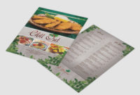 Chill Out Menu Bi Fold Brochure Design Template 99Effects Within Bi Fold Menu Template