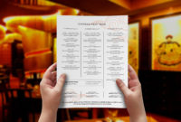 Chinese New Year Menu Templates In Psd, Ai &amp;amp; Vector Intended For Asian Restaurant Menu Template