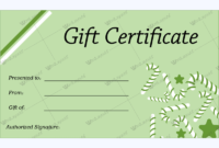 Christmas Gift Certificate Template 32 Word Layouts Intended For Microsoft Gift Certificate Template Free Word
