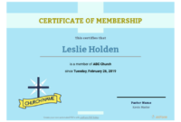 Church Membership Certificate Pdf Templates | Jotform With New New Member Certificate Template