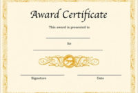 Competition Certificate Template Word Free 9+ Award Pertaining To Fascinating Drawing Competition Certificate Templates