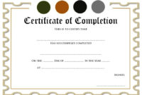 Completion Certificate Editable 10+ Template Ideas Throughout Finisher Certificate Template 7 Completion Ideas