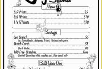 Concession Stand Menu Template Free Of 18 Of Concession With Regard To Concession Stand Menu Template
