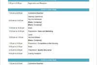 Conference Agenda Template 8+ Free Word, Excel, Pdf For Meeting Agenda Template Word Free