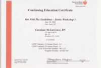 Continuing Education Certificate Template 7 Best Intended For Finisher Certificate Template 7 Completion Ideas