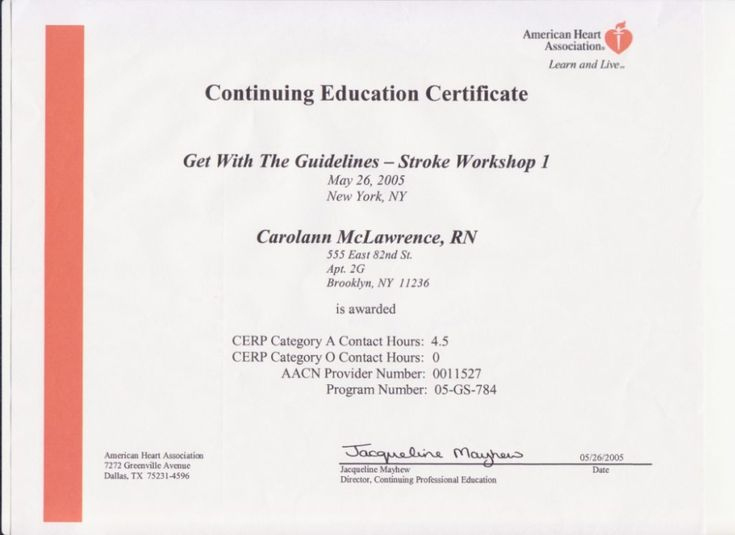 Continuing Education Certificate Template 7 Best With Continuing Education Certificate Template