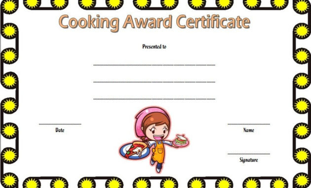 Cooking Competition Certificate Templates 7+ Best Ideas Intended For Amazing 7 Science Fair Winner Certificate Template Ideas