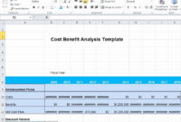 Cost Benefit Analysis Template Excel Best Of Download With Regard To Cost Benefit Analysis Spreadsheet Template