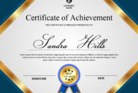 Create The Perfect Designcustomizing Easy To Use For Amazing Tennis Achievement Certificate Template