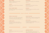 Customize 35+ French Menu Templates Online Canva Pertaining To French Cafe Menu Template