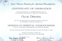 Deacon Ordination Certificate Template Best Of Free Pertaining To Fascinating Certificate Of Ordination Template
