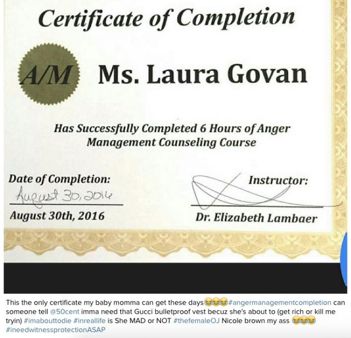 Fantastic Anger Management Certificate Template Free Thevanitydiaries