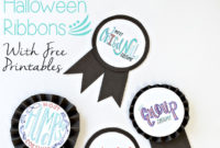 Diy Halloween Costume Award Ribbons (+ Free Printable Intended For Halloween Certificate Template