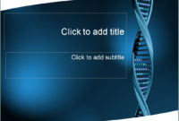 Dna Template | Dna Powerpoint Template Intended For Template