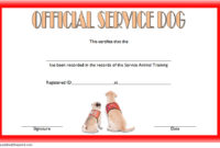 Dog Training Certificate Template [10+ Latest Designs Free] With Regard To Free Workshop Certificate Template