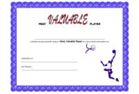 Download 10+ Basketball Mvp Certificate Editable Templates For Awesome Volleyball Tournament Certificate 8 Epic Template Ideas