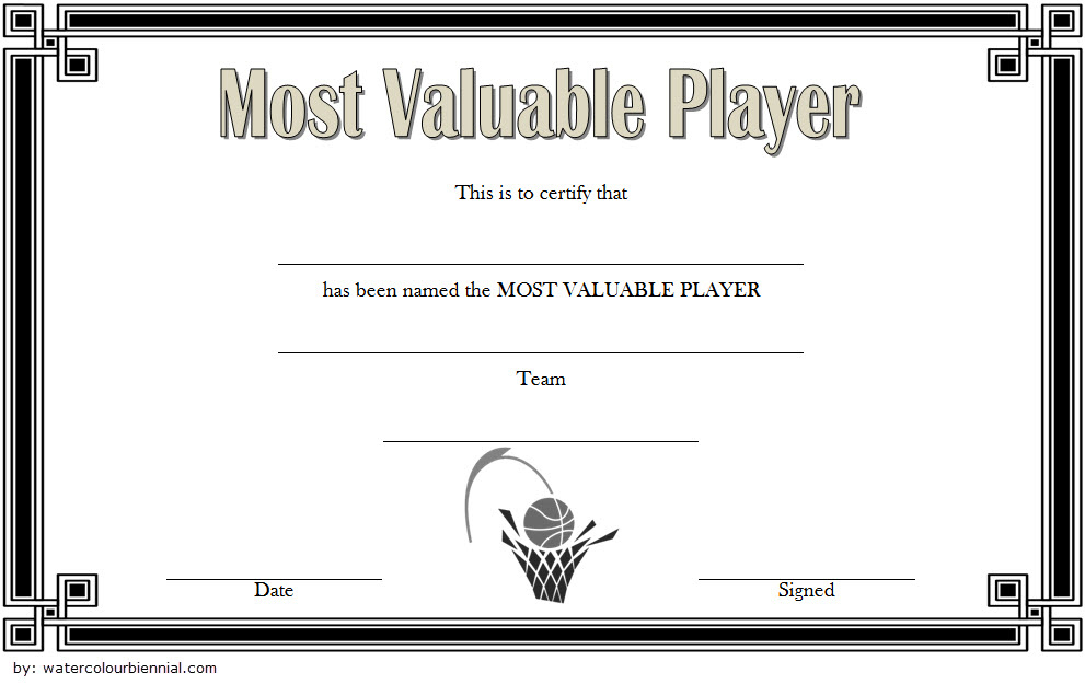 Download 10+ Basketball Mvp Certificate Editable Templates Throughout Awesome Volleyball Tournament Certificate 8 Epic Template Ideas