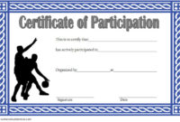 Download 7+ Basketball Participation Certificate Editable Throughout Netball Participation Certificate Editable Templates