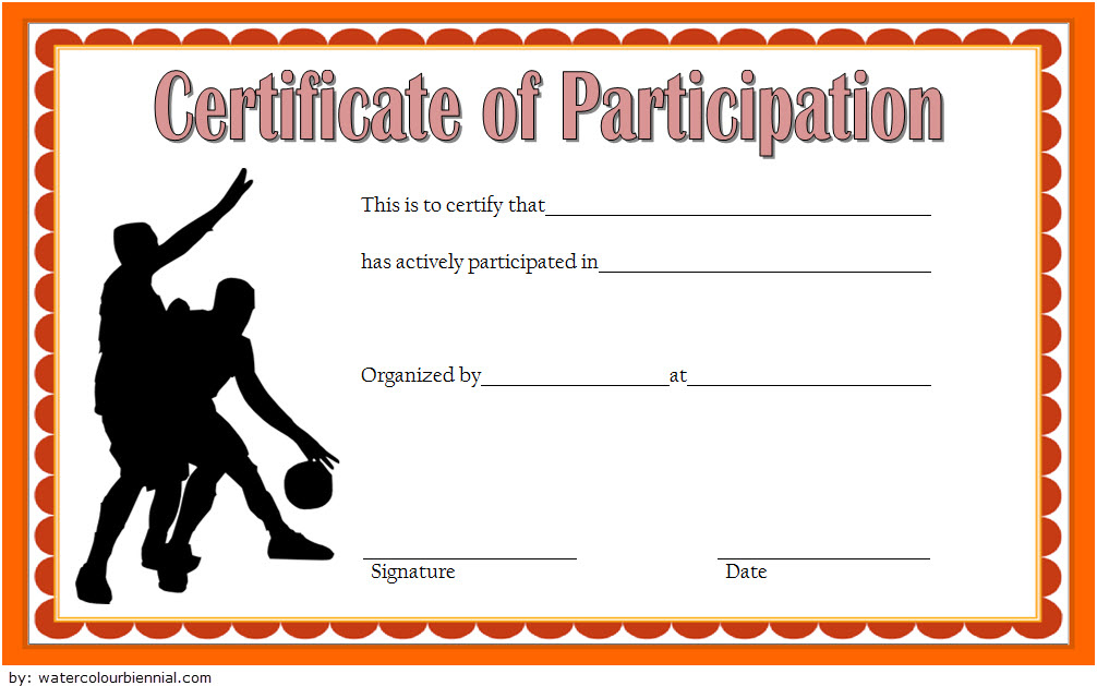 Download 7+ Basketball Participation Certificate Editable With Netball Participation Certificate Editable Templates